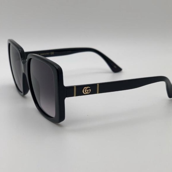 💯- Authentic Oversized Square BLACK Sunglasses - Picture 4 of 9
